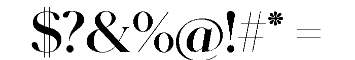 Schnyder Wide L Bold Font OTHER CHARS