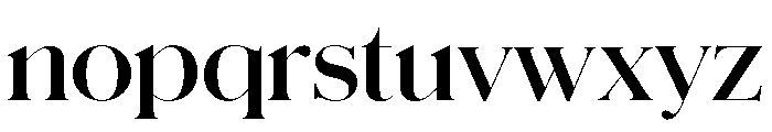 Schnyder Wide L Bold Font LOWERCASE