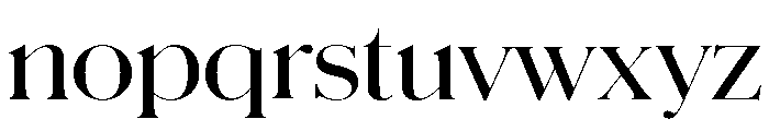 Schnyder Wide L Demi Font LOWERCASE