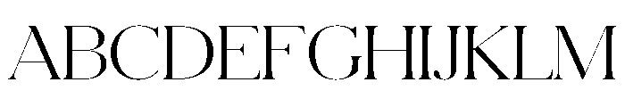 Schnyder Wide L Light Font UPPERCASE