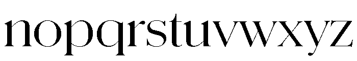Schnyder Wide L Light Font LOWERCASE
