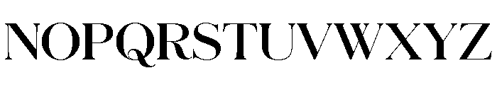 Schnyder Wide M Bold Font UPPERCASE