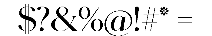 Schnyder Wide M Demi Font OTHER CHARS