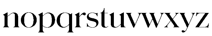 Schnyder Wide M Demi Font LOWERCASE