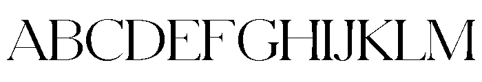 Schnyder Wide M Light Font UPPERCASE