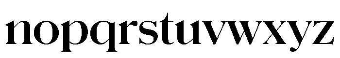 Schnyder Wide S Bold Font LOWERCASE