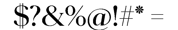 Schnyder Wide S Demi Font OTHER CHARS