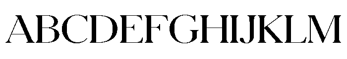 Schnyder Wide S Demi Font UPPERCASE