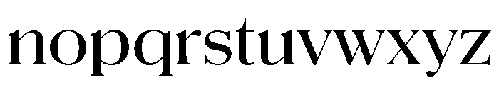 Schnyder Wide S Demi Font LOWERCASE