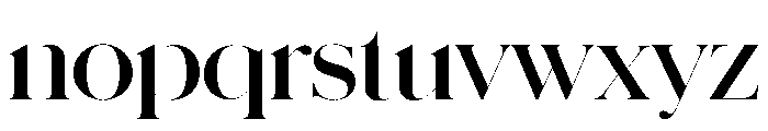 Schnyder Wide XL Bold Font LOWERCASE