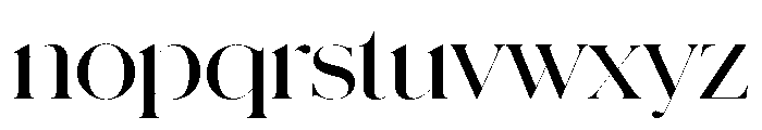 Schnyder Wide XL Demi Font LOWERCASE