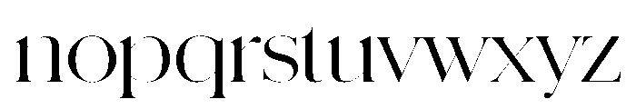 Schnyder Wide XL Light Font LOWERCASE