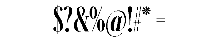 Schnyder X Condensed L Demi Font OTHER CHARS