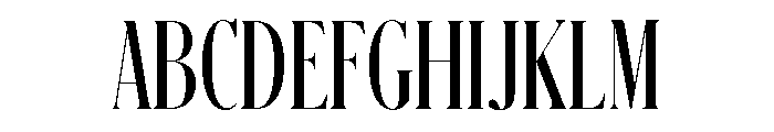 Schnyder X Condensed L Light Font UPPERCASE