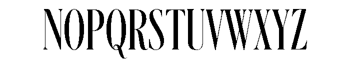 Schnyder X Condensed L Light Font UPPERCASE
