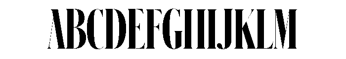 Schnyder X Condensed XL Bold Font UPPERCASE