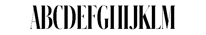 Schnyder X Condensed XL Demi Font UPPERCASE