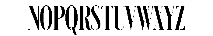 Schnyder X Condensed XL Demi Font UPPERCASE
