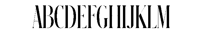 Schnyder X Condensed XL Light Font UPPERCASE