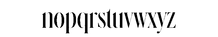 Schnyder X Condensed XL Light Font LOWERCASE