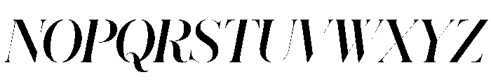 Schnyder XL Bold Italic Font UPPERCASE