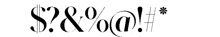 Schnyder XL Bold Font OTHER CHARS