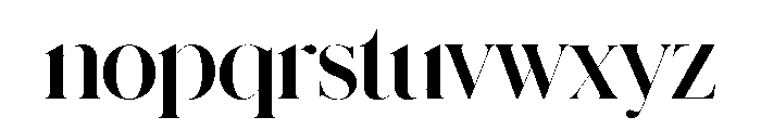 Schnyder XL Bold Font LOWERCASE