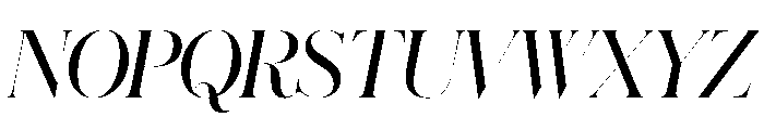 Schnyder XL Demi Italic Font UPPERCASE