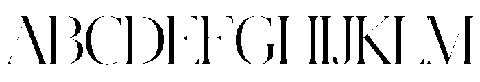 Schnyder XL Light Font UPPERCASE