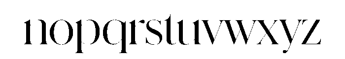 Schnyder XL Light Font LOWERCASE