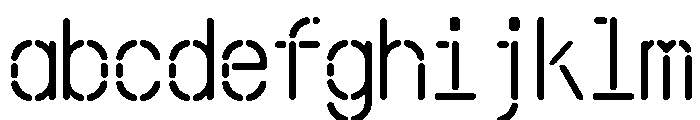 Schriftsystem StencilPill FONT