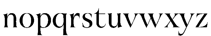 Scilla Regular Font LOWERCASE
