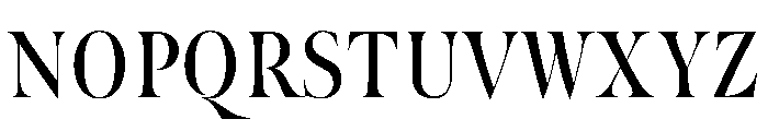ScillaNarrow Regular Font UPPERCASE
