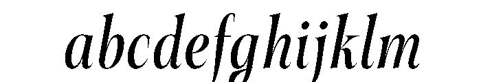 ScillaNarrow RegularItalic FONT