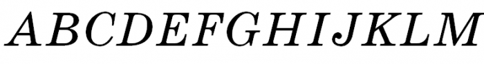 SchoolBook Italic Font UPPERCASE