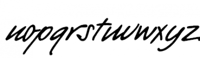 Script Barguzin Regular Font LOWERCASE