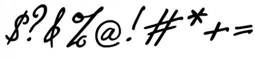 Script Stream Regular Font OTHER CHARS