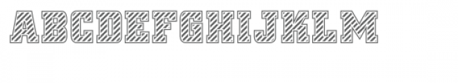 score stripe font Font LOWERCASE