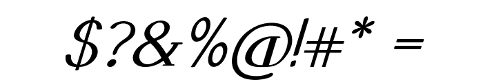 ScarlettaItalic Font OTHER CHARS