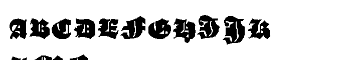 Schneidler® Grobe Gotisch Font UPPERCASE
