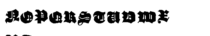 Schneidler® Grobe Gotisch Font UPPERCASE