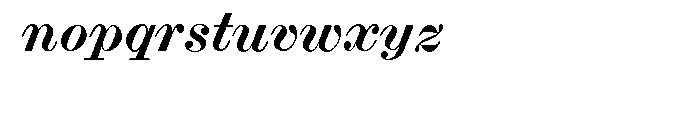 Scotch Micro Bold Italic Font LOWERCASE