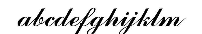 Script 92 Normal Font LOWERCASE