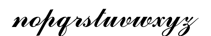 Script 92 Normal Font LOWERCASE