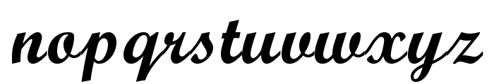 ScriptMTStd-Bold Font LOWERCASE