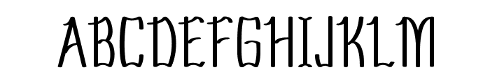 Scrunch-CondensedRegular Font UPPERCASE