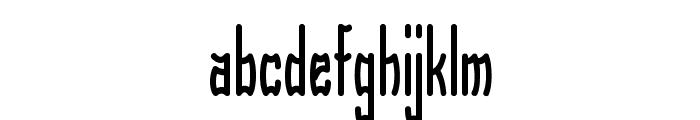 Scrunch-ExtracondensedBold Font LOWERCASE