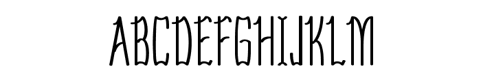 Scrunch-ExtracondensedRegular Font UPPERCASE