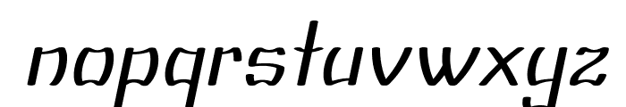 Scrunch-Italic Font LOWERCASE