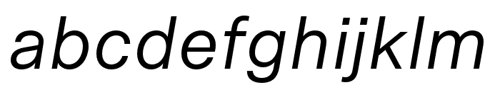Scto Grotesk A Regular Italic Font LOWERCASE